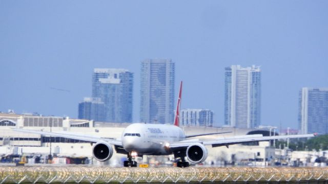 BOEING 777-300ER (TC-JJM) - A Turkish Airlines B777-300ER"Arriving from Istanbul,Airport(LTFM)