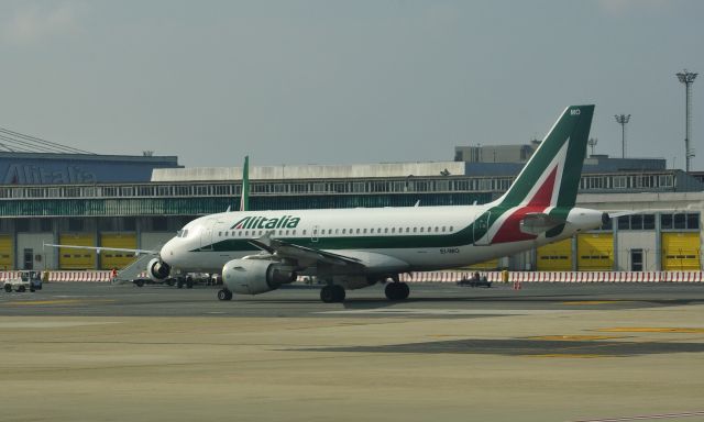 Airbus A319 (EI-IMO) - Alitalia Airbus A319-112 EI-IMO in Rome Fiumicino