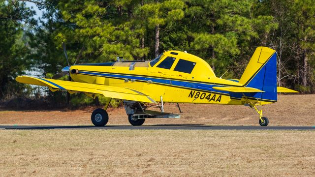 AIR TRACTOR Fire Boss (N804AA) - Heading out to apply fertilizer to East Texas pines.