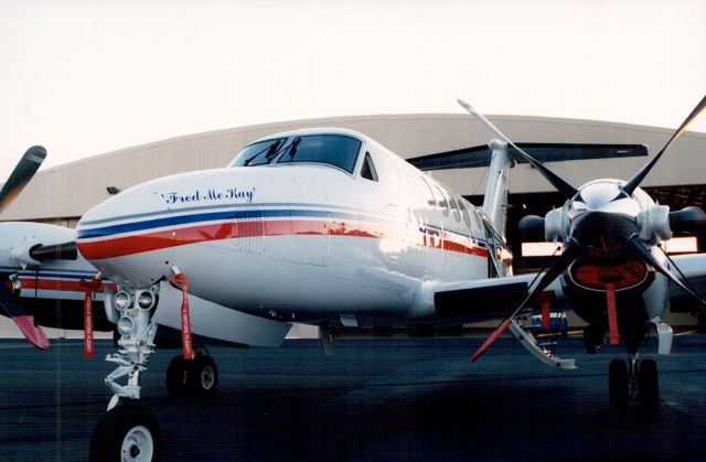 Beechcraft Super King Air 200 (VH-MVY) - Beechcraft B200 Fred Mckay.