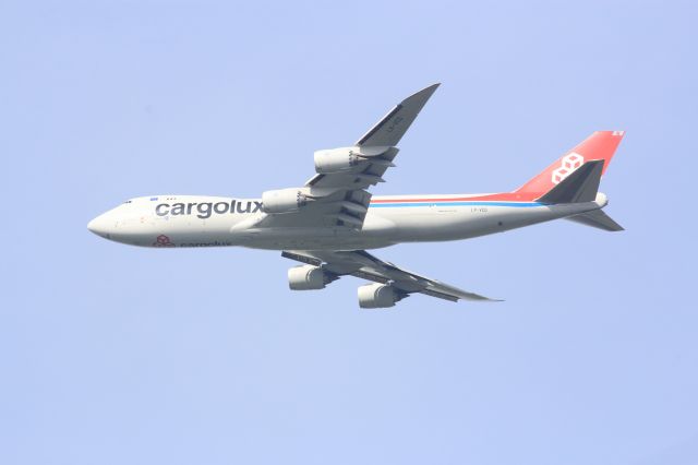 BOEING 747-8 (LX-VCG) - from my balcony
