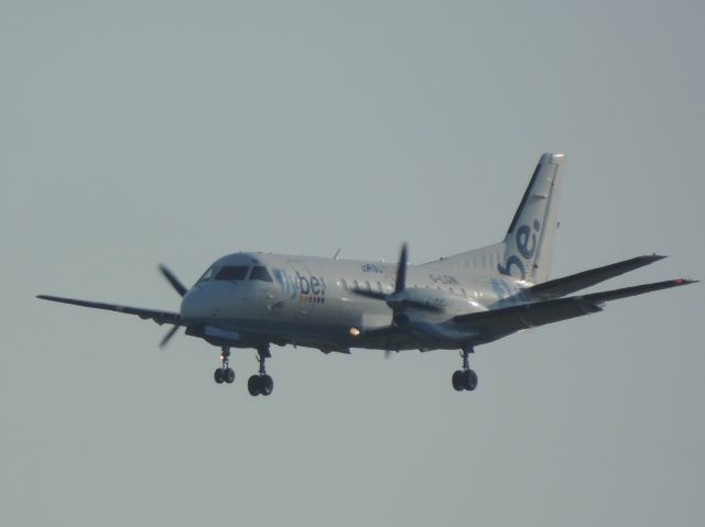 Saab 340 (G-LGNI) - I took this photo of a Flybe Saab 340 from Inganess Beach in Orkney.  The flight was just about to land at Kirkwall airport from Edinburgh.