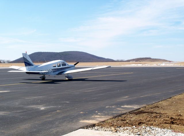 Piper Cherokee (N40830) - After Landing on the highest runway east of the Mississippi.