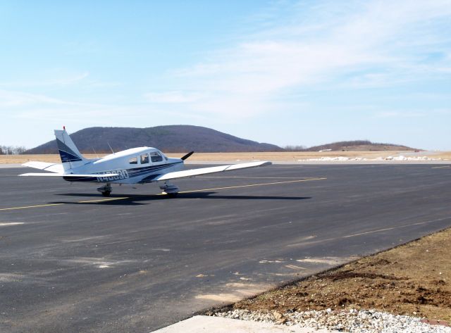 Piper Cherokee (N40830) - After Landing on the highest runway east of the Mississippi.