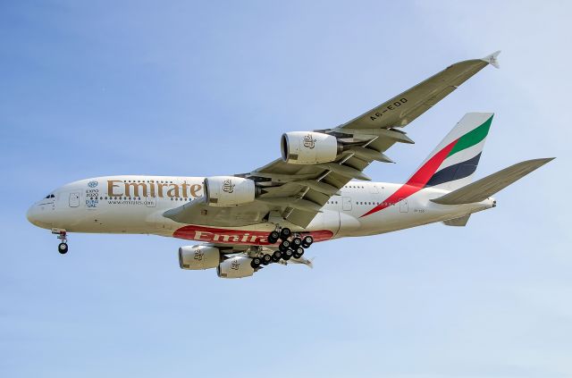 Airbus A380-800 (A6-EDD) - EK241 A380 A6-EDD