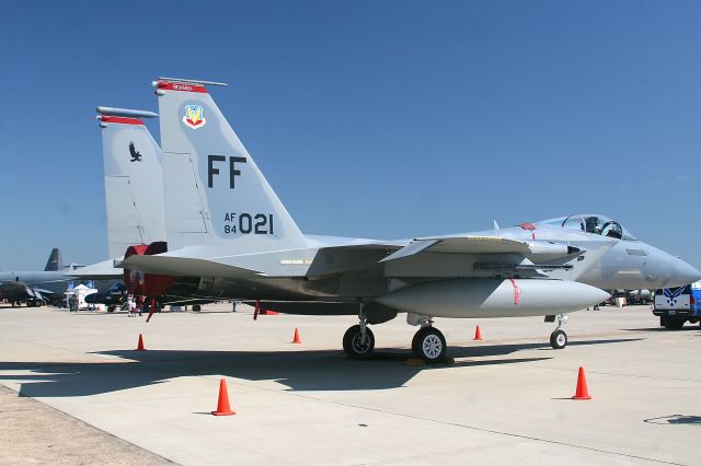 McDonnell Douglas F-15 Eagle — - F15 on display at the KBAD airshow 4-21-2007