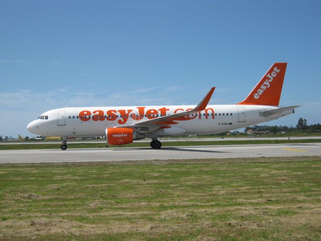 Airbus A320 (G-EZWI) - Arriving from GVA