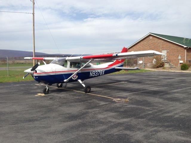 Cessna Skylane (N9378X) - On the ramp at Petersburg WV (W99).