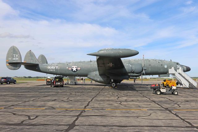 Lockheed EC-121 Constellation (14-1311) - The newest addition to the Yankee Air Museum displayed to the public for the first time during Thunder over Michigan 2017. The history of this Lockheed EC-121 Constellation Warning Star airframe, 141311, c/n 4435, is amazing. It was disassembled at the former Chanute Aerospace Museum, (formerly Chanute AFB in Rantoul, Illinois) and trucked to its new home at the museum in Ypsilanti, MI. The former US Navy EC-121 “Warning Star” was used as an early-warning and control radar surveillance aircraft during the cold war era. It will be restored and displayed at the museum. Photo taken on 1 Sept 2017.