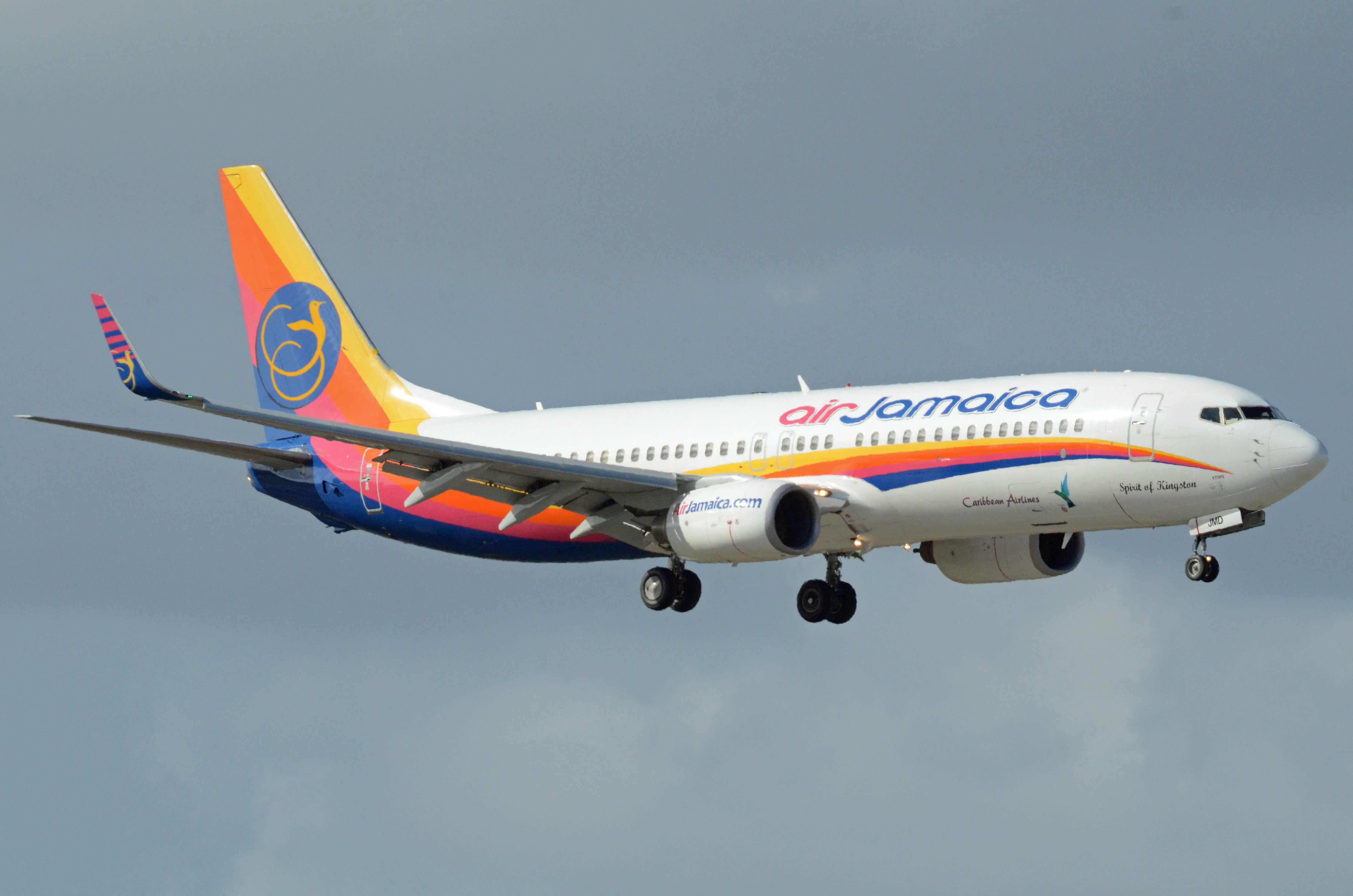 Boeing 737-700 (9Y-JMD) - Imaged on 11/12/12