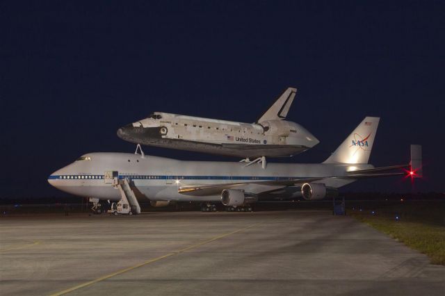 Boeing Shuttle Carrier (NASA905) - Ferry flight of OV103 to her permanent home at the Smithsonian.