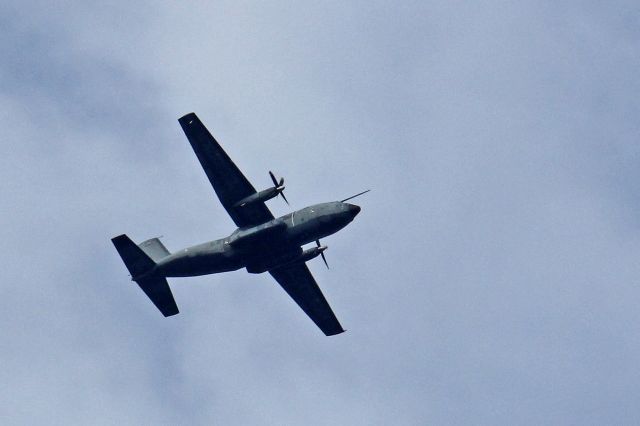 ALENIA Spartan (C-27J) — - Photograph taken on 22-Feb-2017 at approximately 1607HrsEST while the aircraft was Eastbound over Wayne, NJ.