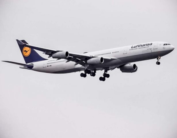 D-AIGL — - After crossing over the Atlantic from Frankfurt DLH442 an Airbus A340-300 approaches runway 21L. 