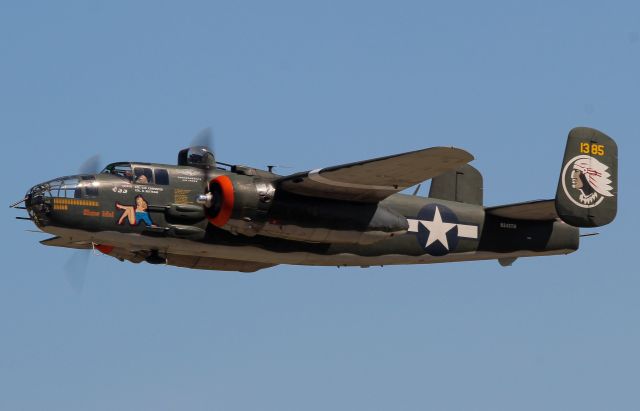 North American TB-25 Mitchell (N345TH) - Show me departing today at the Wings and Wheels fly in