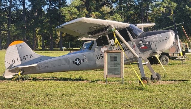 Cessna L-19 Bird Dog (51-5038) - Cessna L-19A Bird Dog 51-5038 (Now displayed as 51-11976) in Newburg, Maryland. Aircraft suffered fatal crash in October 1958, restored and put on display in late 2022.