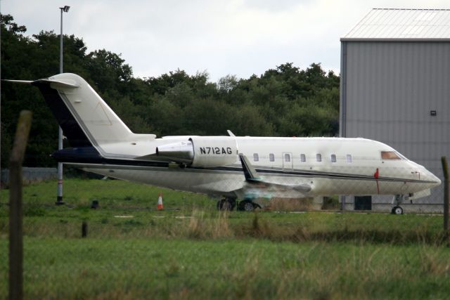 Canadair Challenger (N712AG) - Jet Aviation Flight Services Challenger 605 seen here on 29-Aug-18 having arrived from KBED the previous day as JAS34.