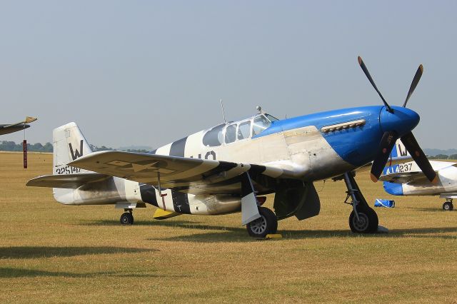 — — - North American Mustang on the viewing line at Flying Legends air show Duxford U.K.