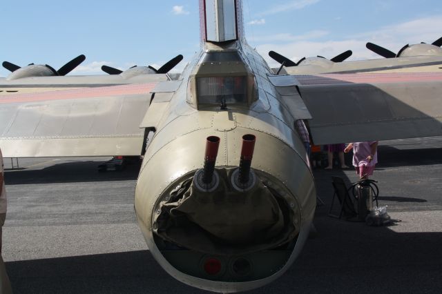 — — - B17 Tail View