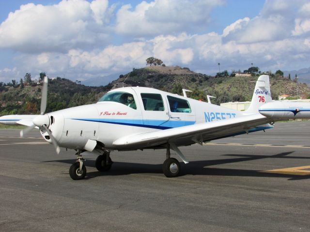 North American Navion (N2557YT) - Part of Classic Aircraft Display at Brackett Field.