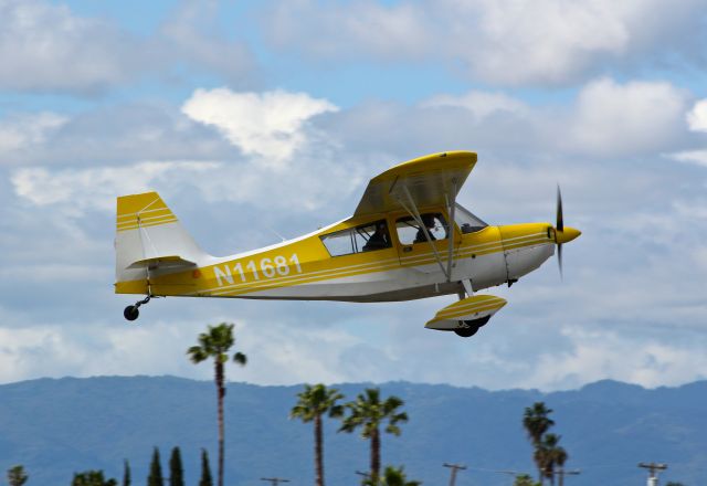 CHAMPION Sky-Trac (N11681) - Locally-based 1972 Aerobatic Citabria departing at Reid Hillview Airport.