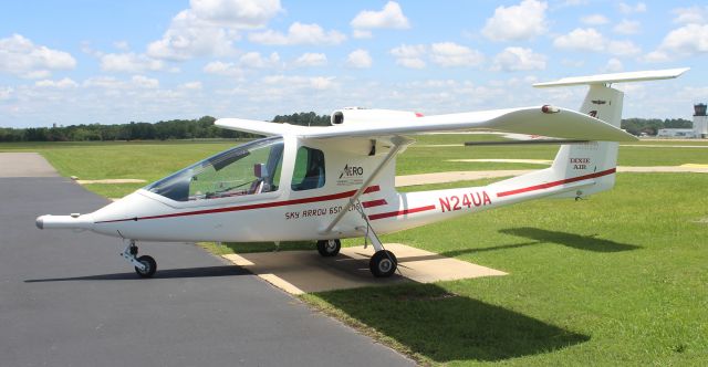 N24UA — - The University of Alabamas Atmospheric and Environmental Research Laboratory Sky Arrow 650 TCNS on the Dixie Air ramp at Tuscaloosa Regional Airport, AL - June 17, 2017.