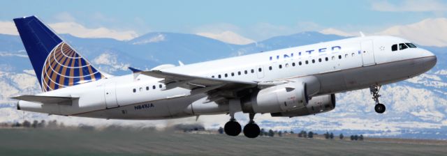 Airbus A319 (N841UA) - Departing from 34L on 4-30-17 to Ontario CA.