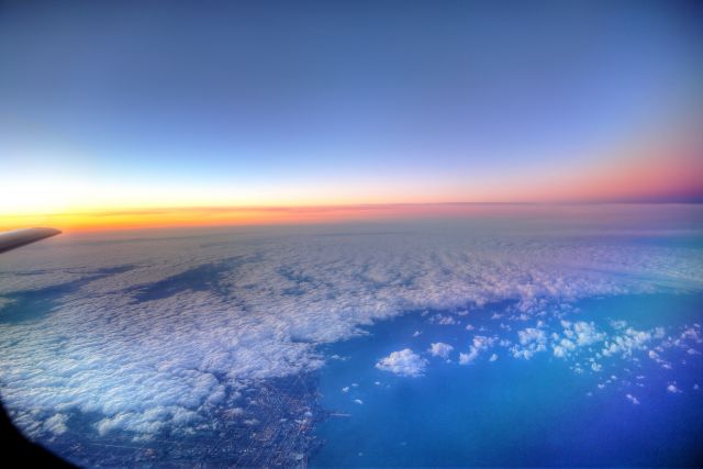 Cessna Citation CJ3 (N443PW) - Sunset over Chicago Navy Pier