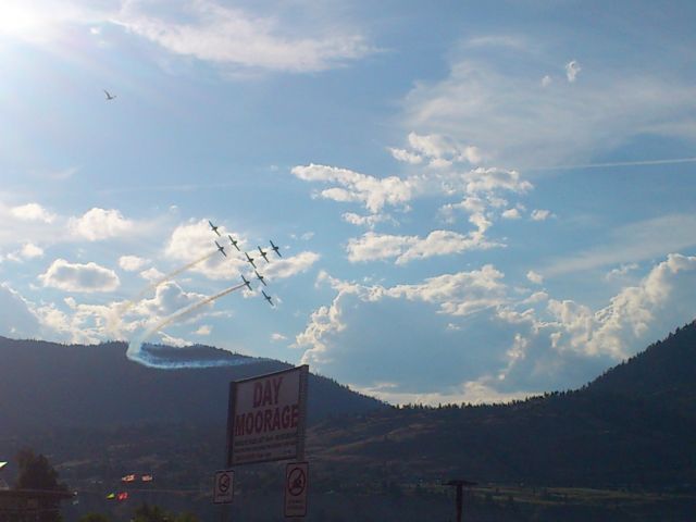 SNOWBIRDS — - Penticton BC Canada. CF Snowbirds Aug 2013 CYYF