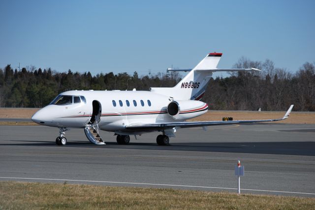 Hawker 800 (N888QS) - NETJETS SALES INC at KJQF - 2/3/09