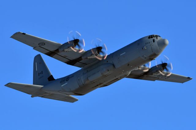 Lockheed C-130 Hercules (13-0603) - RCAF CC-130J Hercules departing YYC on Dec 8.