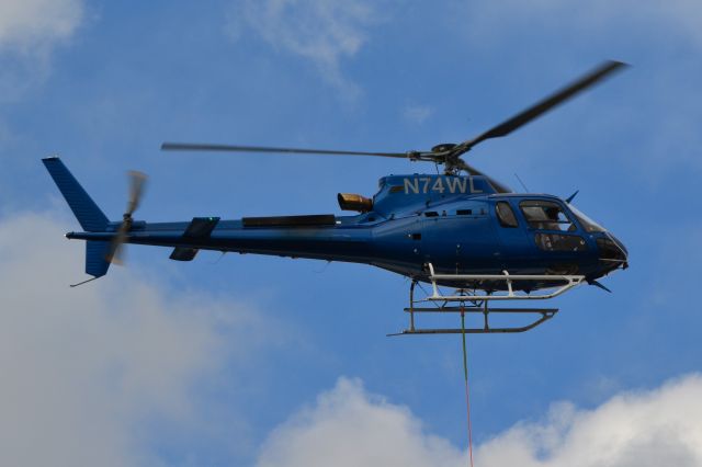 Eurocopter AS-350 AStar (N74WL) - Came out of KRUQ, doing work on Duke Energy towers in Huntersville, Cornelius, and Davidson, NC - 11/9/20 