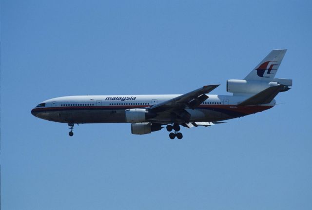 McDonnell Douglas DC-10 (N902WA) - Final Approach to Narita Intl Airport Rwy34 on 1991/04/30