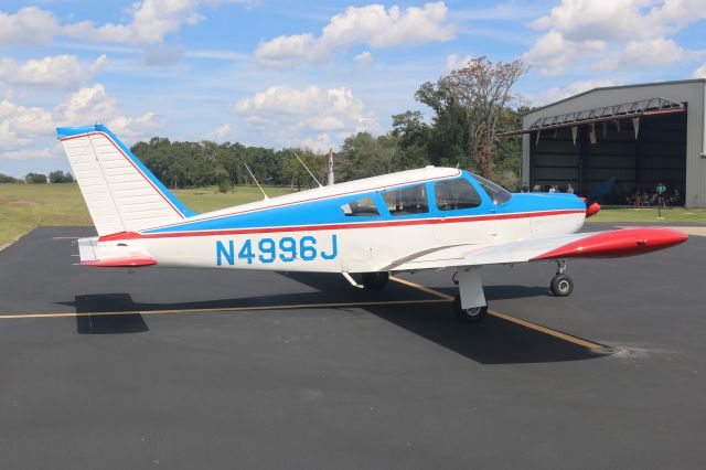 Piper Cherokee (N4996J) - Hanging out at Madisonville 51R waiting for the jumpers to get on the ground.