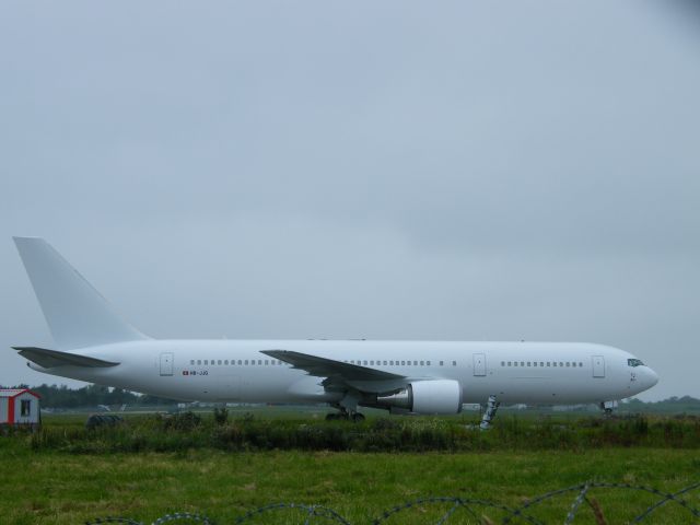 BOEING 767-300 (HB-JJG) - HB-JJG B767-300 PARKED ON TXY 7 JULY 23 2011