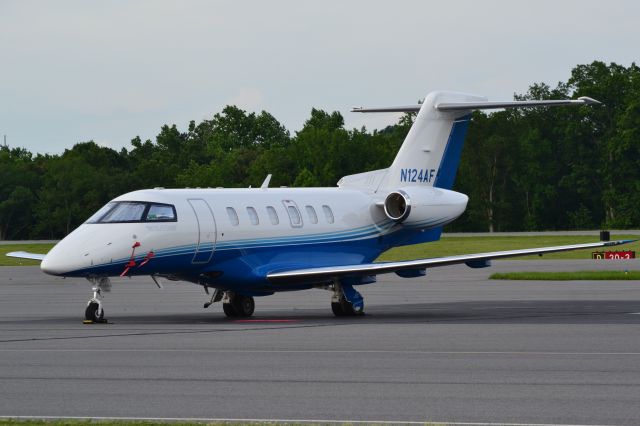 Pilatus PC-24 (N124AF) - PEOPLES UNITED BANK NA (PlaneSense) at KJQF - 5/30/18