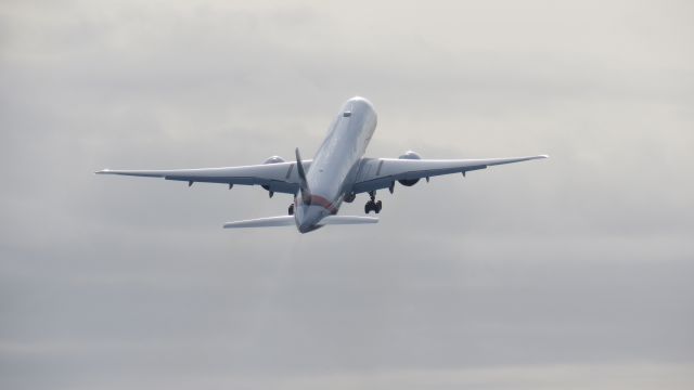 BOEING 777-300 (A6-EQJ) - Departing br /PAE for a test flight 1/17/17