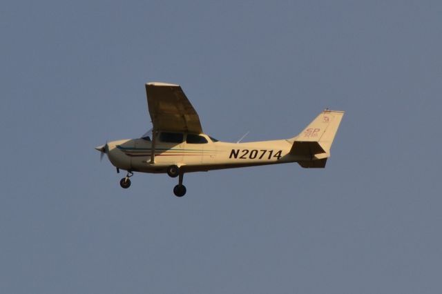 Cessna Skyhawk (N20714) - Departing runway 24 at KILM - 4/27/21