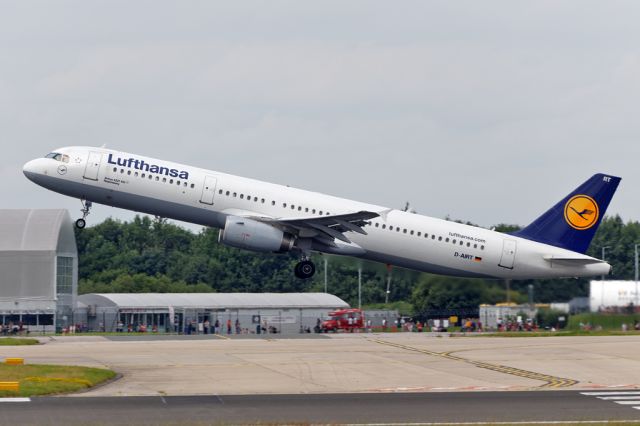 Airbus A321 (D-AIRT) - DLH943 back to Frankfurt.