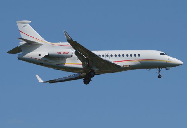 Dassault Falcon 7X (VQ-BSP) - 07/06/2013br /Landing 07