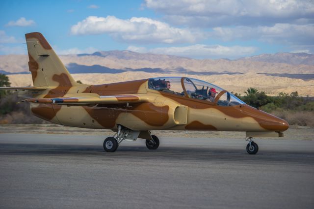 SINGAPORE S-211 (N270CF) - Doug "Smooth" Matthews blasts his SIAI Marchetti S211 down Runway 17 at Thermals Jacqueline Cochran Airport at the conclusion of Desert Thunder X, 2014. <br>©Bo Ryan Photography | a rel=nofollow href=http://www.facebook.com/BoRyanPhotowww.facebook.com/BoRyanPhoto/a Please vote if you like the image!