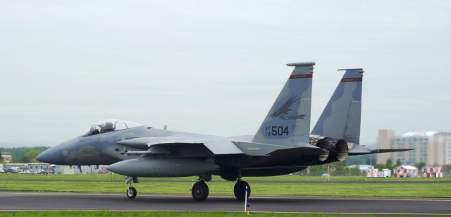 McDonnell Douglas F-15 Eagle (N78504) - Waiting for clearance to 28L.