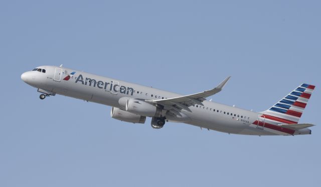 Airbus A321 (N161AA) - Departing LAX