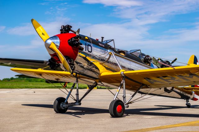 RYAN ST-3KR Recruit (N48608) - A fantastic 1942 Ryan PT-22.  This was taken on May 15th, 2018, at Grimes Field in Urbana, OH.  The owner flew it in for the Gathering of the B-17s.