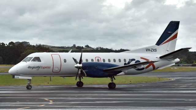 Saab 340 (VH-ZXS) - Regional Express SAAB 340B VH-ZXS (cn 179) at Wynyard Airport, Tasmania, Australia on 3 December 2017.