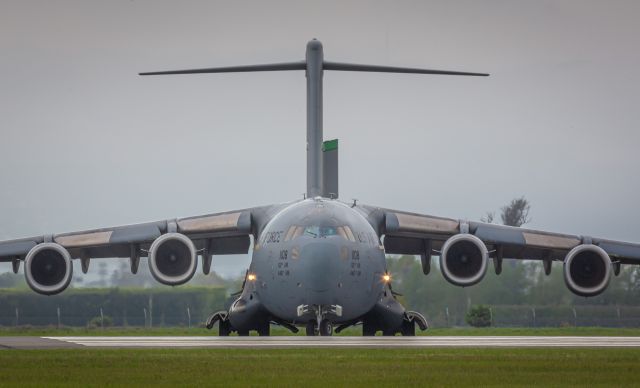 Boeing Globemaster III (02-1108) - Departing Christchurch back to McChord via Hickam.