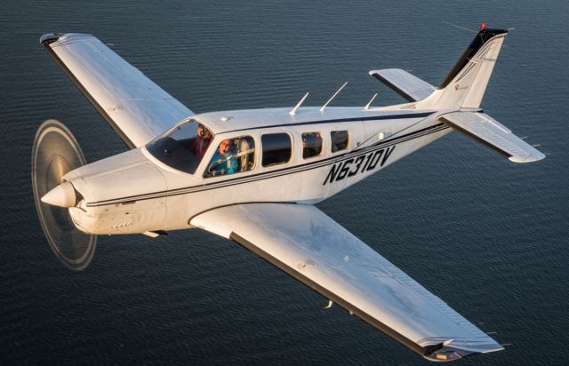 Beechcraft Bonanza (36) (N6310V) - Aerial photo by Glenn Watson