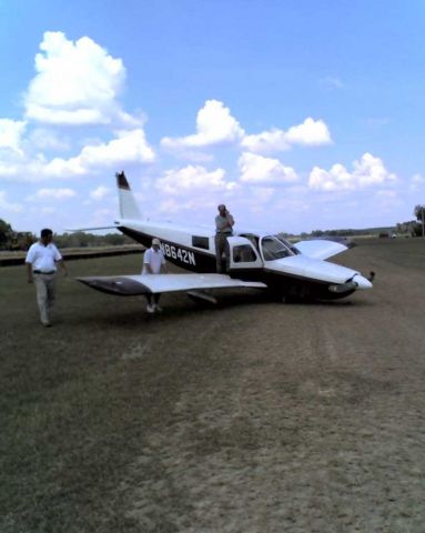 Piper Saratoga (N8642N) - Dr. John "Jack" E. Farrars negligent crash.  Pilot rated passenger Timothy R. Pinson stated that after stalling on short final, Dr. Farrar quit flying, threw his hands in the air, and yelled "Oh Sh*t!"  Neither Pinson nor Farrar attempted to recover the stall.