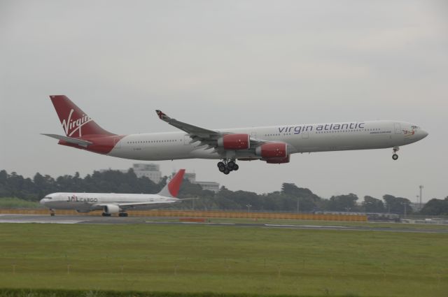 Airbus A340-600 (G-VBUG) - Landing at Narita Intl Airport R/W16R on 2009/7/19