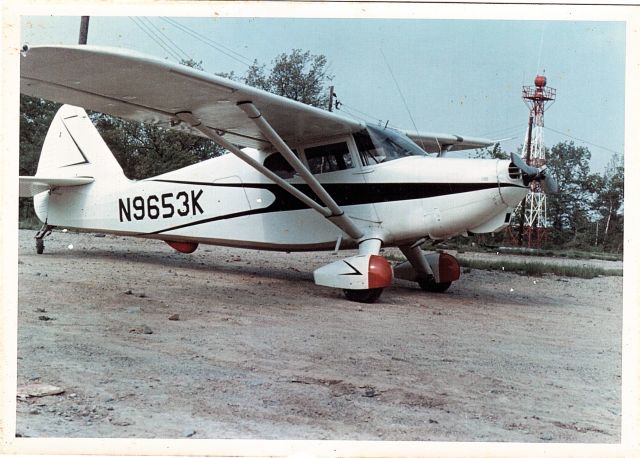 Piper Saratoga (N9653K) - This was my father's Stinson at the date of this photo, July, 1966.  His name was Karl F. Steinbach VMD.  I am his son, Kurt Steinbach.  I have more hours in this plane than any other I have flown.