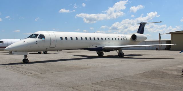 Embraer ERJ-145 (N259JQ) - An Aerodynamics, Inc. Embraer EMB-145LR on the ramp at Anniston Regional Airport, AL - April 28, 2018.